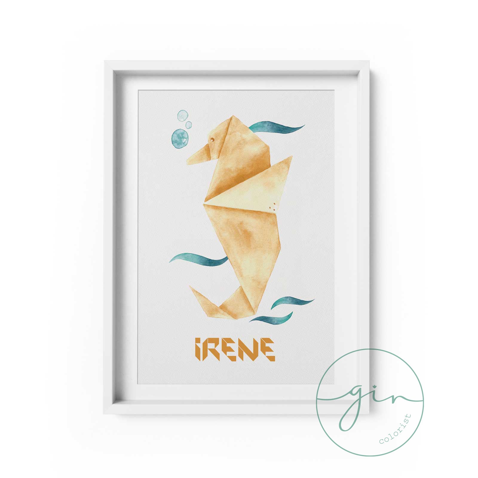 Lámina Caballito Origami