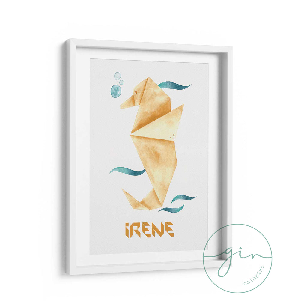 Lámina Caballito Origami