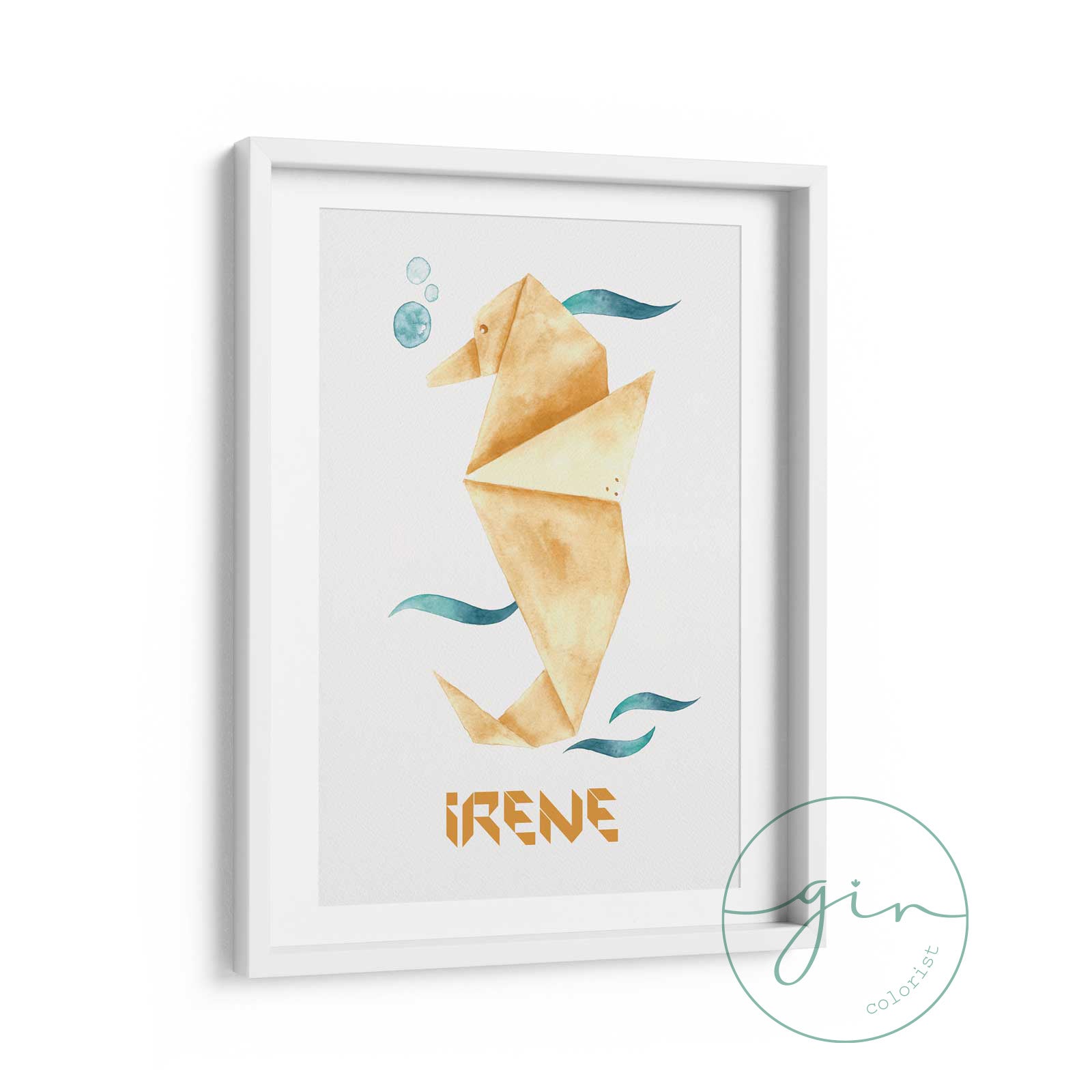 Lámina Caballito Origami