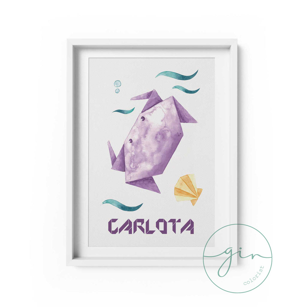 Lámina Cangrejo Origami