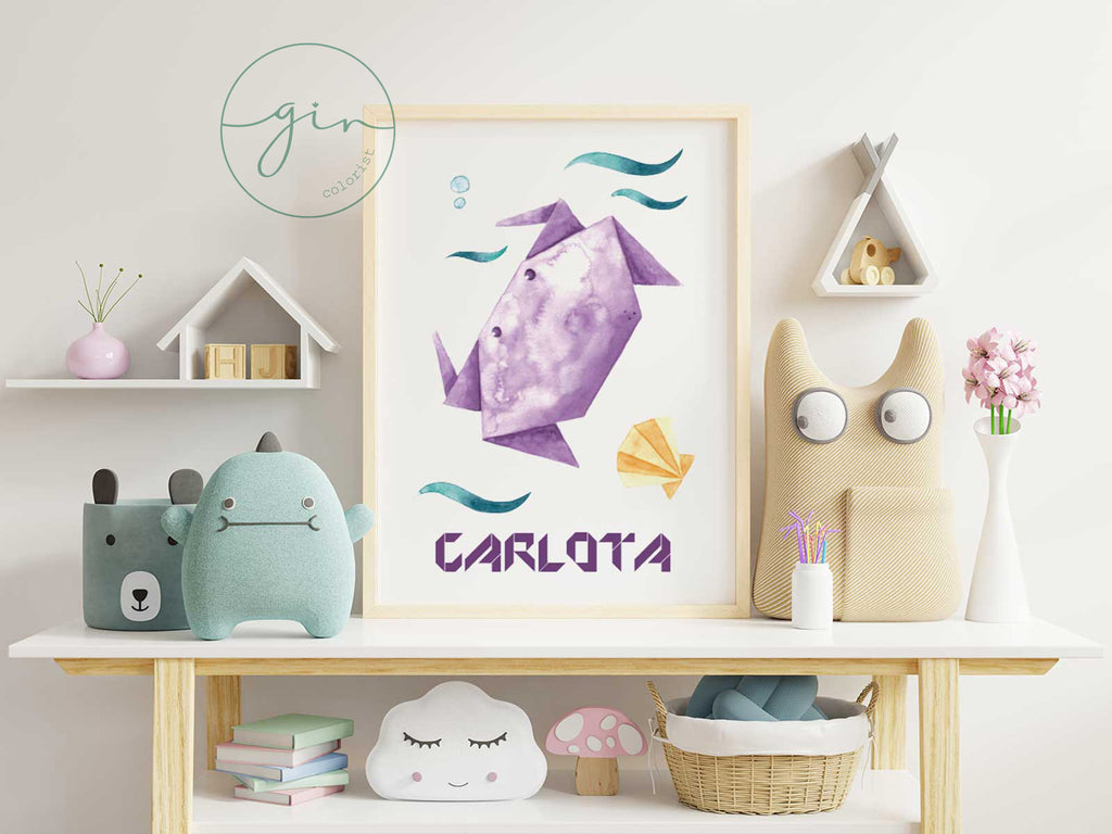 Lámina Cangrejo Origami