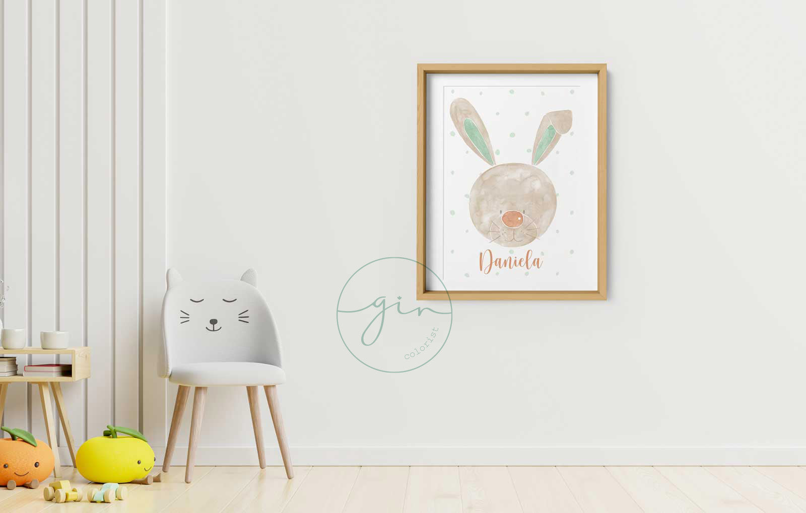 Lámina Conejito - Verde