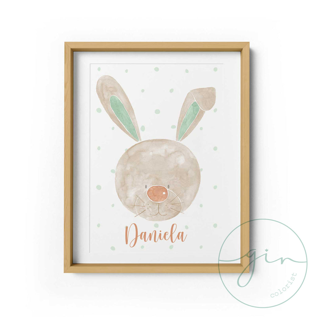 Lámina Conejito - Verde