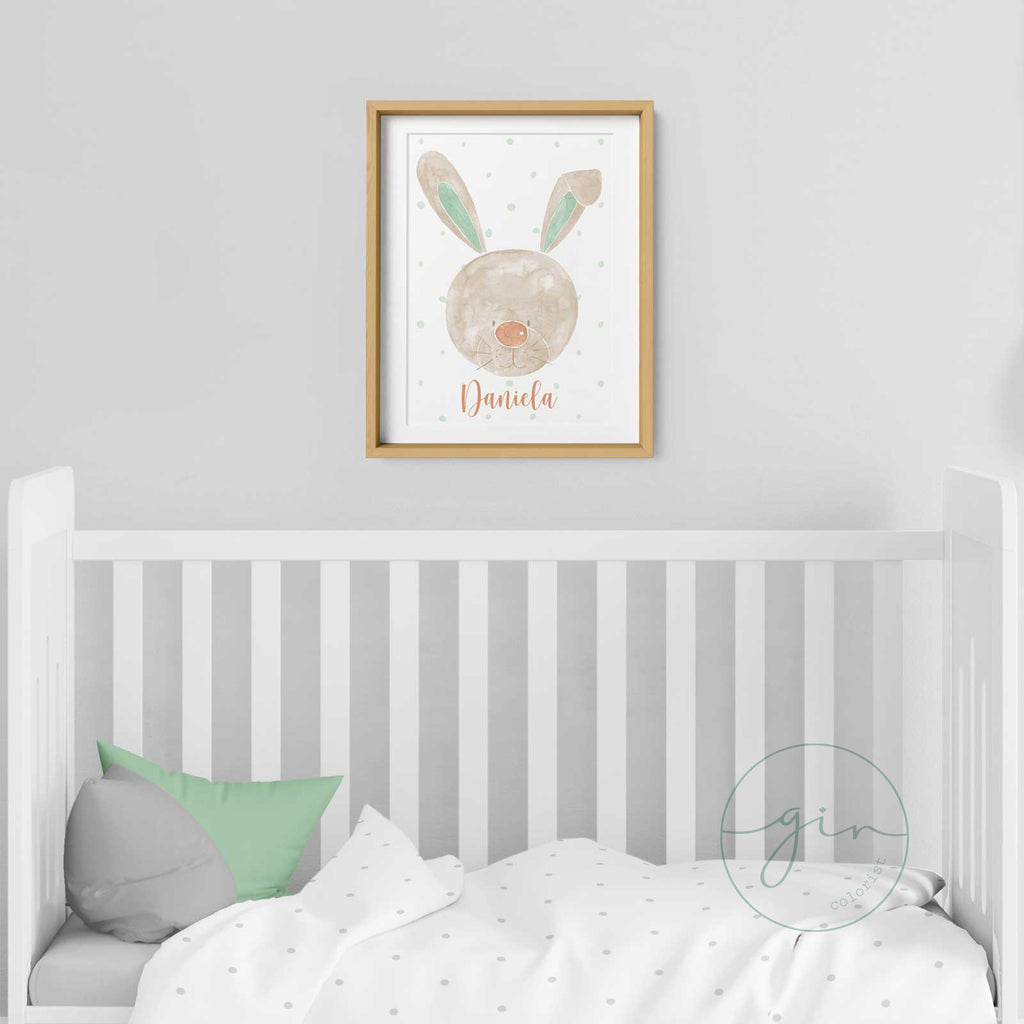 Lámina Conejito - Verde