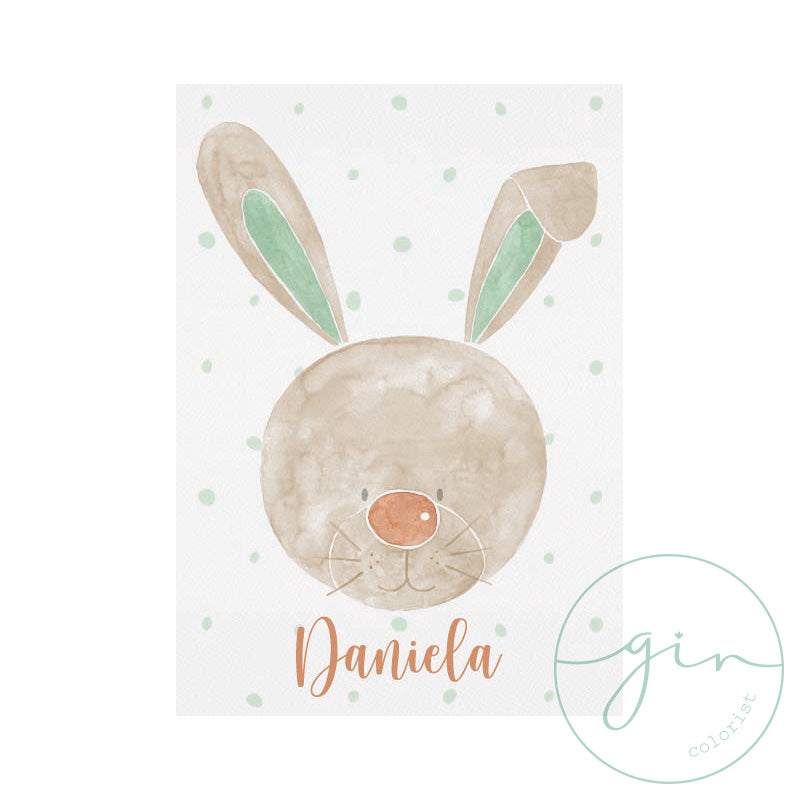 Lámina Conejito - Verde