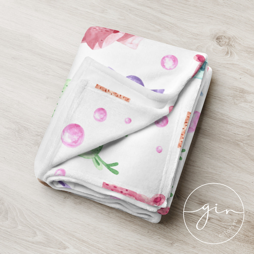 Manta Animalitos - Acuarela