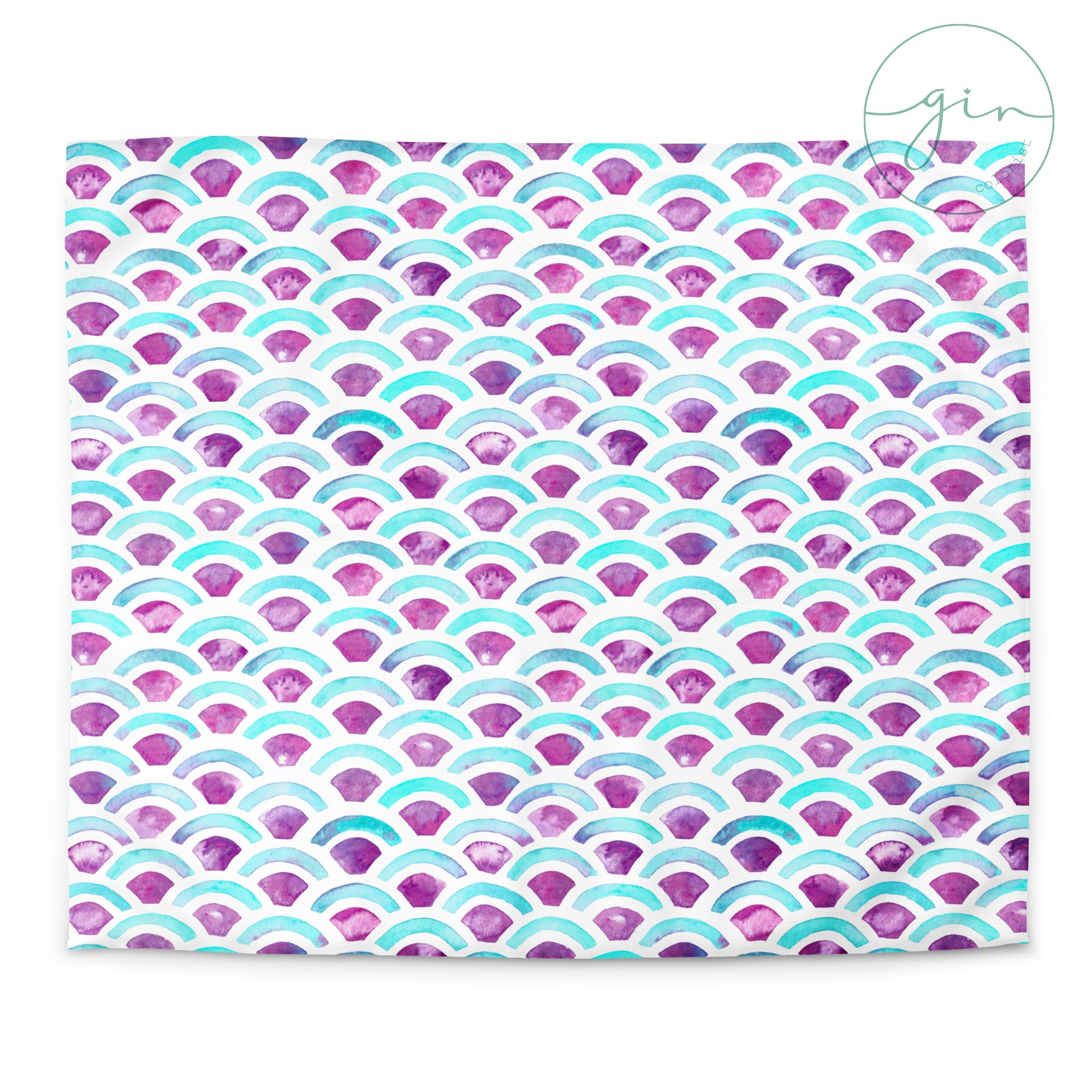 Lilac Rainbow Duvet Cover