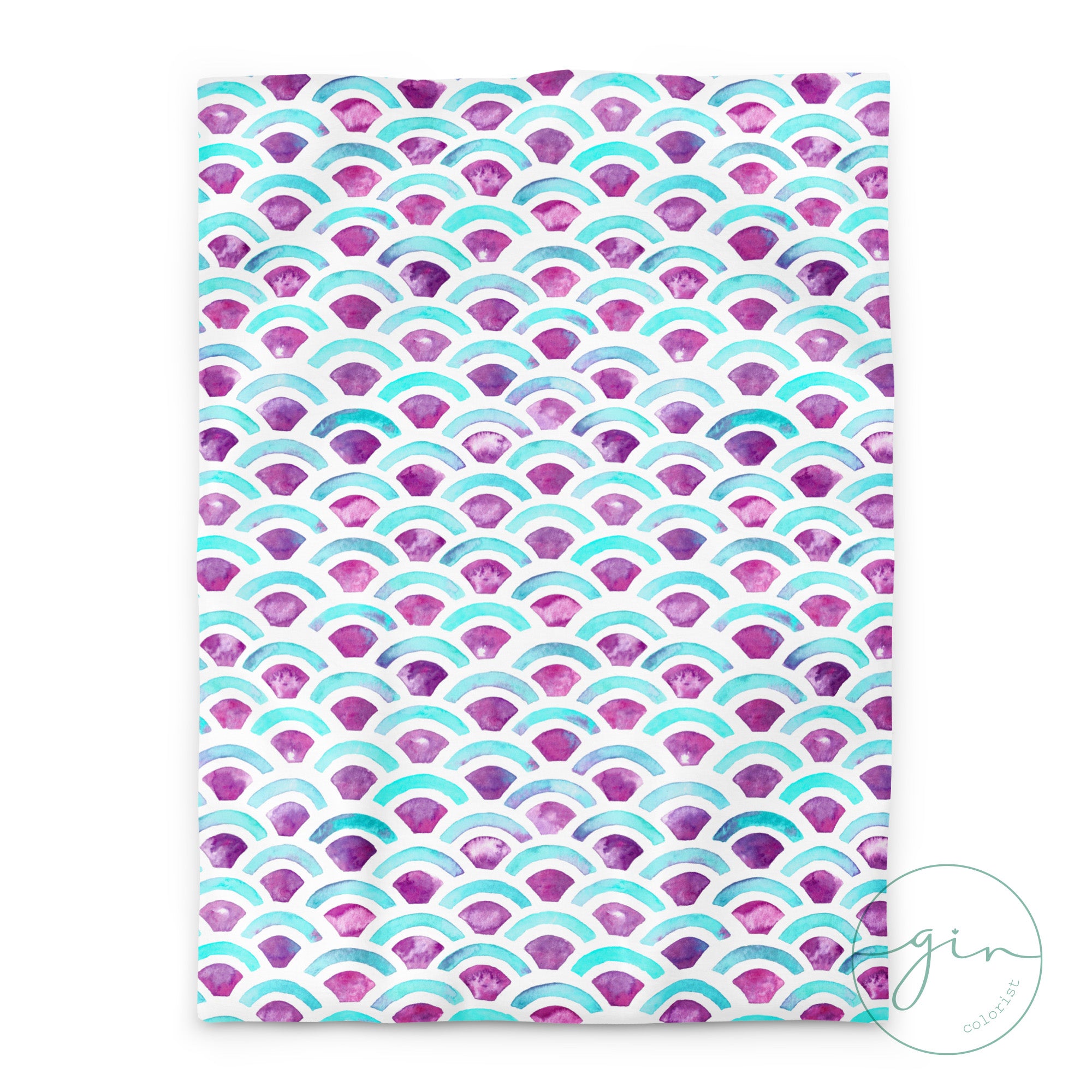 Lilac Rainbow Duvet Cover