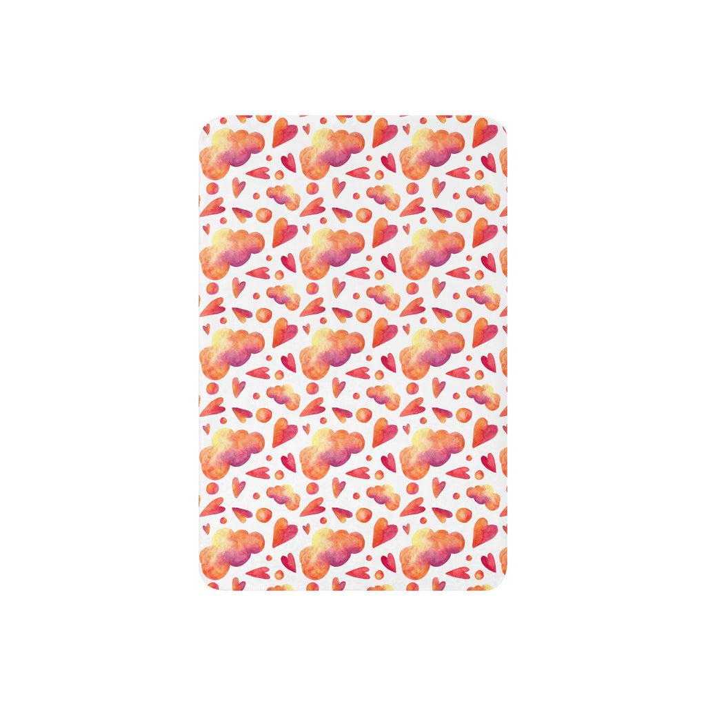 Manta Sherpa - Nubes Corazones