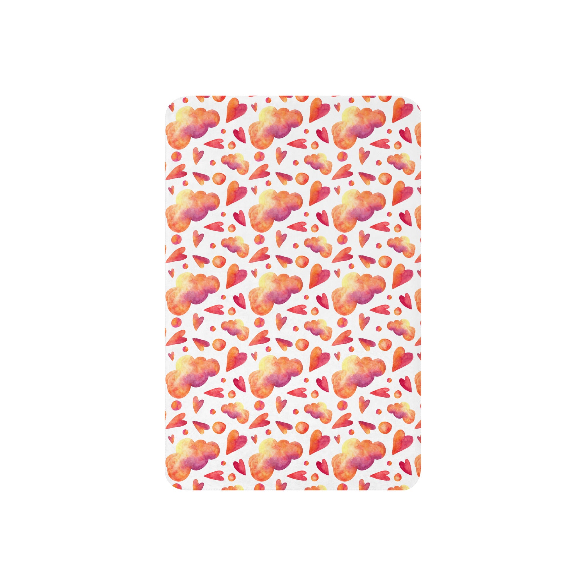 Manta Sherpa - Nubes Corazones