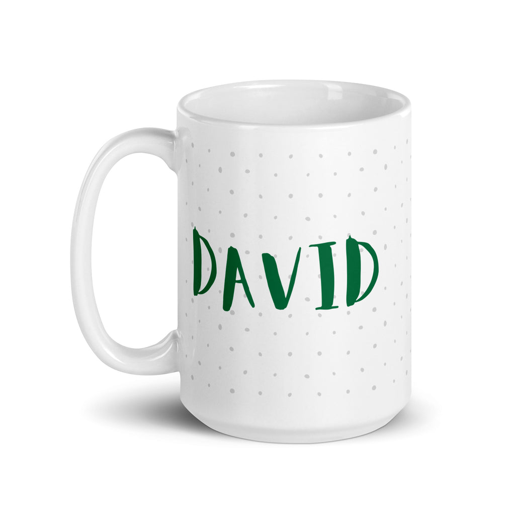 Custom Reindeer Christmas Mug - Watercolor Kids Gift