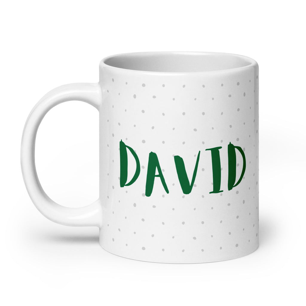 Custom Reindeer Christmas Mug - Watercolor Kids Gift